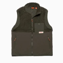 Men's Sherpa Mixup Vest - Outerwear