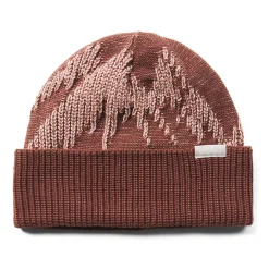 Mountain Embroidery Beanie - Hats