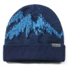 Mountain Embroidery Beanie - Hats