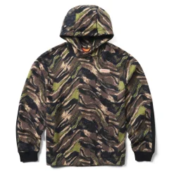 Print Sherpa Hoody - Men's and Women's Tops