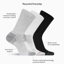 Recycled Low Cut Tab Sock 3 Pack - Socks