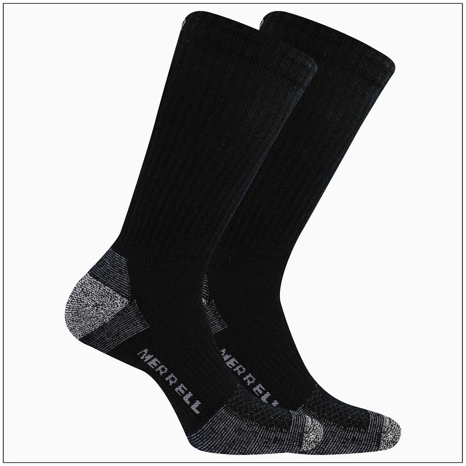 Rugged Steel Toe Crew Sock 2 Pack - Socks