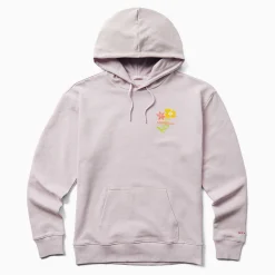 Women's Floral Fleece Hoody - Tops