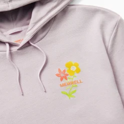 Women's Floral Fleece Hoody - Tops